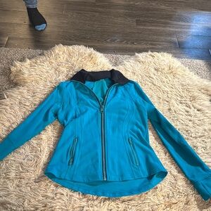 lululemon athletica Blue Cowl Neck Sweater